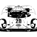 Porsche 917 in Black and White
